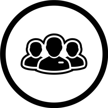 Moda Biçiminde Grup Simgesinin Lideri İzole Arkaplan 