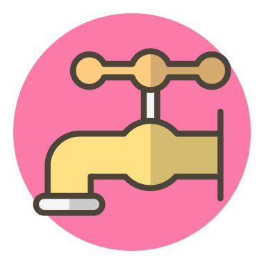 Moda Biçimli Tap Simgesi İzole Arkaplan      