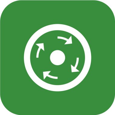 Yol simgesi, vektör illüstrasyonu