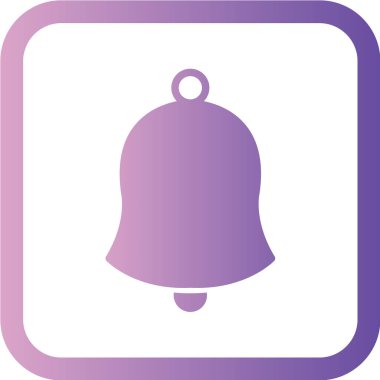 Çan simgesi vektör illüstrasyonu