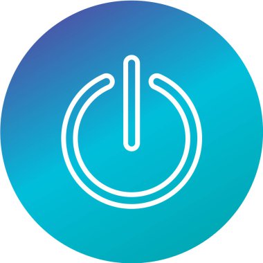 güç düğmesi vektör simgesi