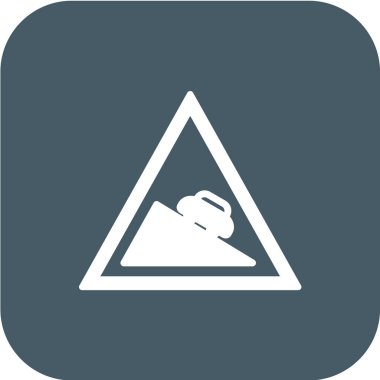 Yol simgesi, vektör illüstrasyonu