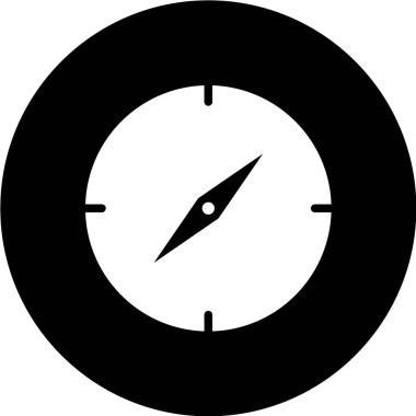 beyaz arkaplanda siyah simge izole edildi