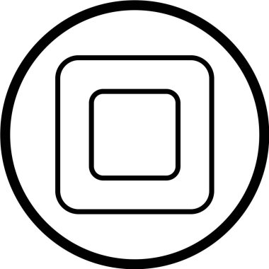 teknoloji simgesi vektör illüstrasyonu