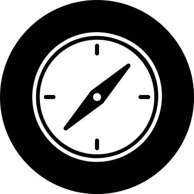 Pusula Simgesi Moda Biçimli Ayrı Arka Gruplandırılmış