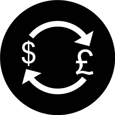 Dolar işareti vektör simgesi