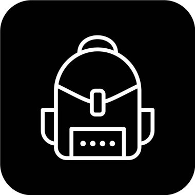 okul sırt çantası vektör illüstrasyonuName
