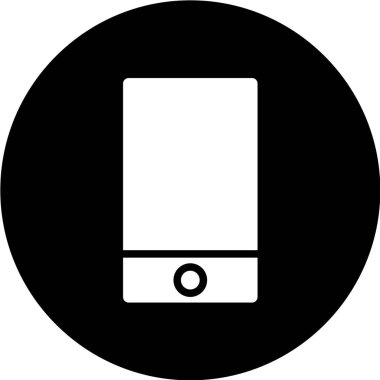 beyaz arkaplanda siyah simge izole edildi