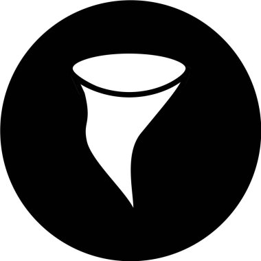 Siyah ve beyaz simgesinin vektör illüstrasyonu