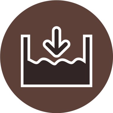 İş ve finans simgesinin vektör illüstrasyonu