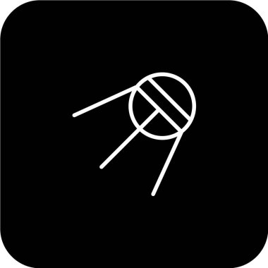 Tek mekik simgesinin vektör illüstrasyonu