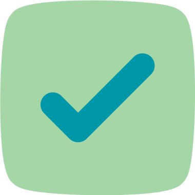 işaretleme vektör simgesini kontrol et