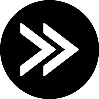 Ok işareti simgesi. vektör illüstrasyonu