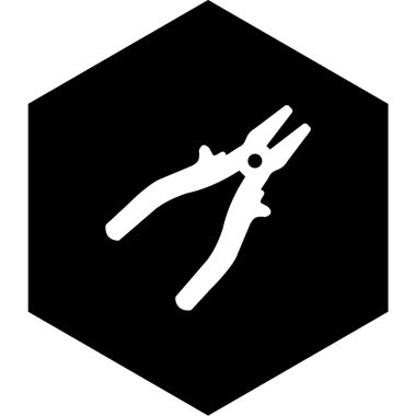  Moda Biçiminde Plier Simgesi İzole Arkaplan      