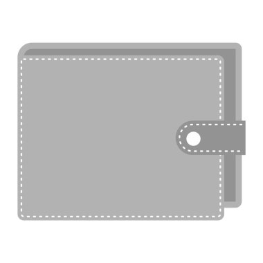 Cüzdan Simgesi Moda Biçimli Ayrı Arkaplan    