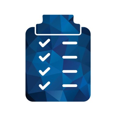 Düz biçimli pano simgesi beyaz arkaplanda izole edildi. tıbbi sembol vektör illüstrasyonu.