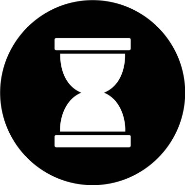 kum saati ikonu vektör illüstrasyonu