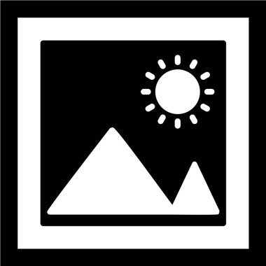 beyaz arkaplanda siyah simge izole edildi