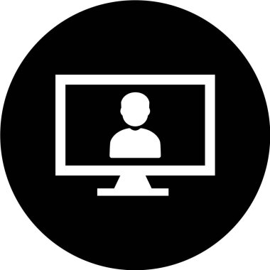 bilgisayar simgesi, vektör illüstrasyonu.