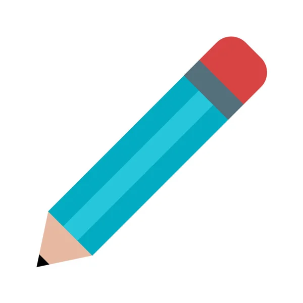 Icône Crayon Sur Fond Blanc Illustration Vectorielle — Image vectorielle