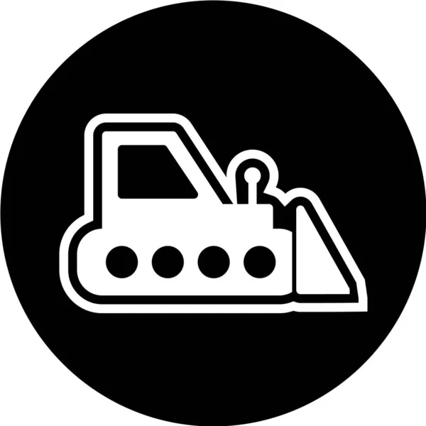 Vectorillustratie Van Een Treinpictogram — Stockvector