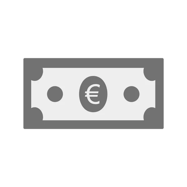 Euro Ikon Trendi Stílusban Elszigetelt Háttér — Stock Vector