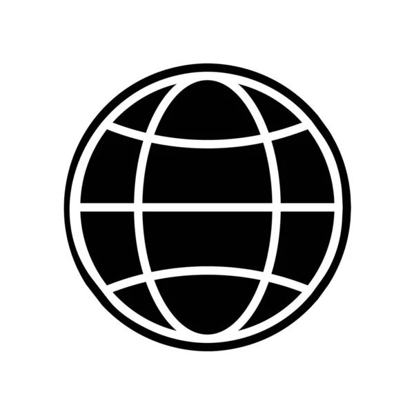 Vektorová Ilustrace Ikony Země — Stockový vektor