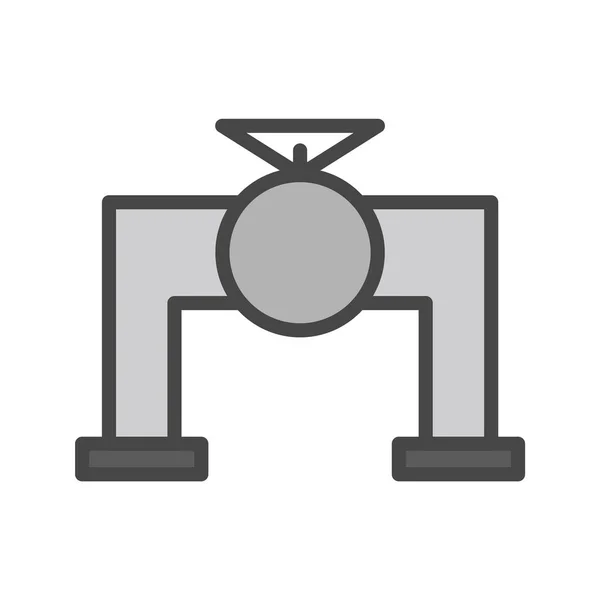 Піктограма Клапана Стилі Модний Ізольований Фон — стоковий вектор