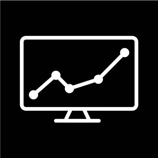 vector icon of chart