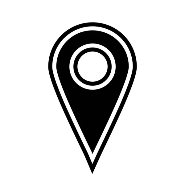 Location Icon Trendigen Stil Isolierten Hintergrund — Stockvektor