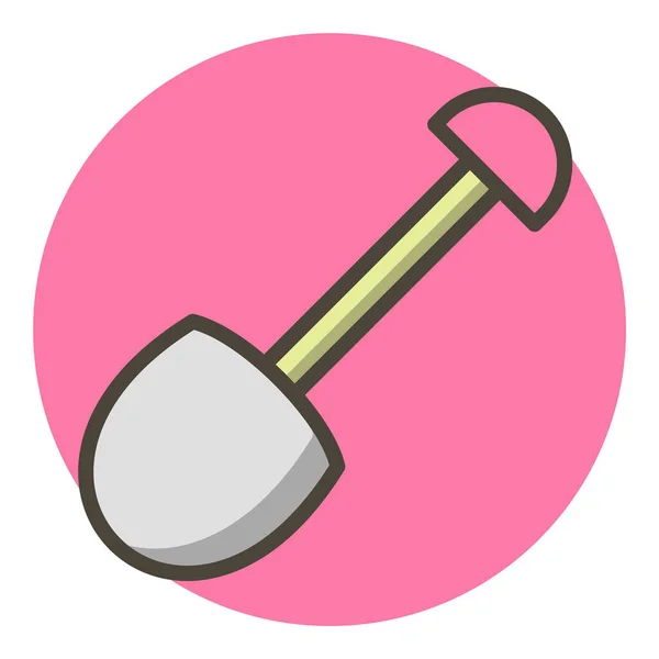 Shovel Icon Trendy Style Isolated Background — Stock Vector