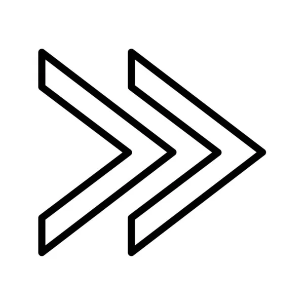 Arrow Sign Icon Vector Illustration — Stock Vector
