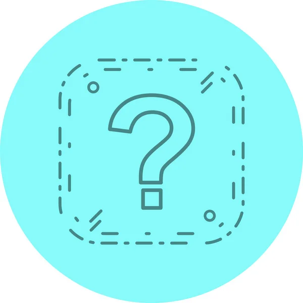  Moda Biçimli İzole Arkaplanda Soru İşareti Simgesi