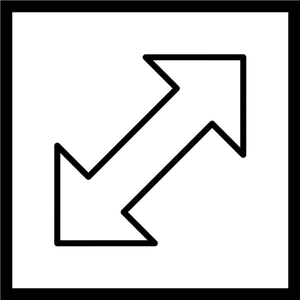 Flecha Arriba Vector Icono — Vector de stock