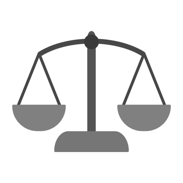 Balance Symbol Trendigen Stil Isolierten Hintergrund — Stockvektor