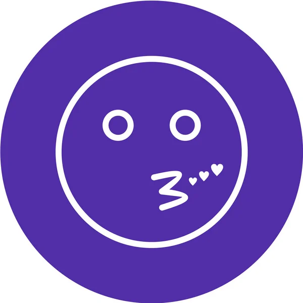 Emoji Icon Trendy Style Isolated Background — 图库矢量图片