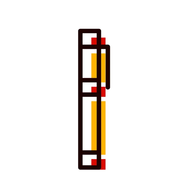 Vektor Illustration Der Modernen Mangel Ikone Der Zigaretten — Stockvektor