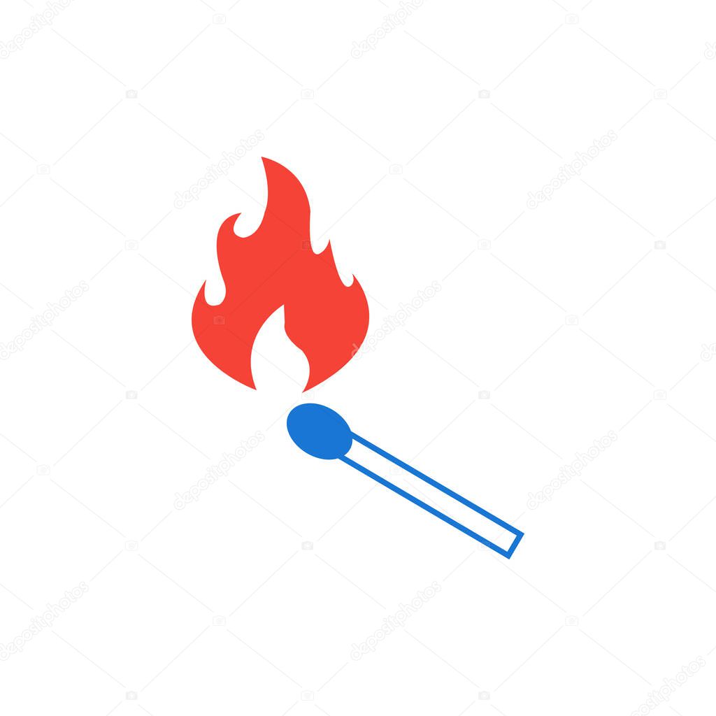 Matches Icon In Trendy Style Isolated Background