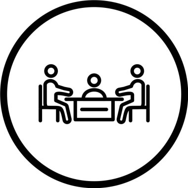 iş simgesi vektör illüstrasyonu