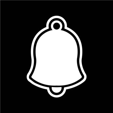 Çan simgesi vektör illüstrasyonu