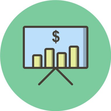 iş simgesi vektör illüstrasyonu