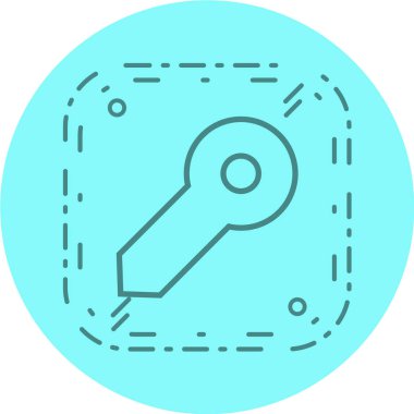 anahtar simgesi, vektör illüstrasyonu