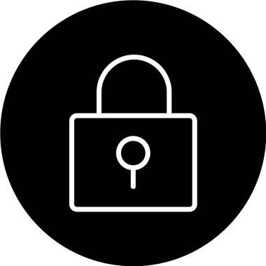 beyaz arkaplanda siyah simge izole edildi