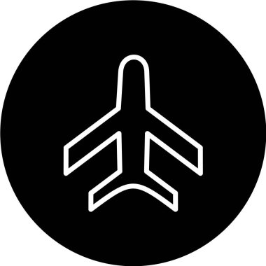 beyaz arkaplanda siyah simge izole edildi