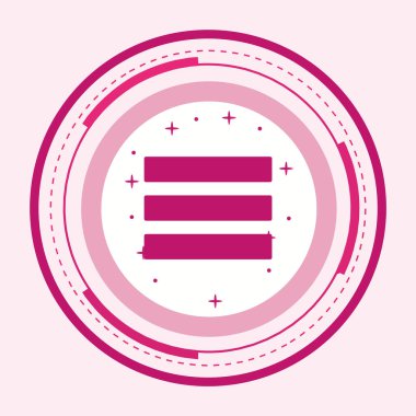 Menü Simgesi Moda Biçiminde İzole Arkaplan