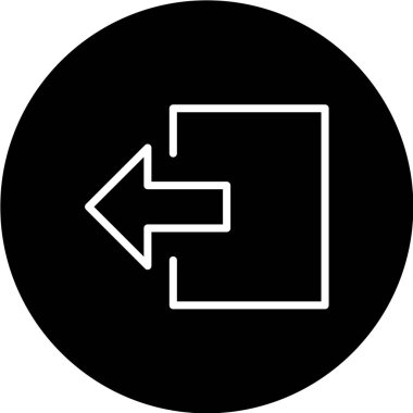 Uzun gölge simgesinin vektör illüstrasyonu