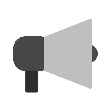 megafon simgesi, vektör illüstrasyonu