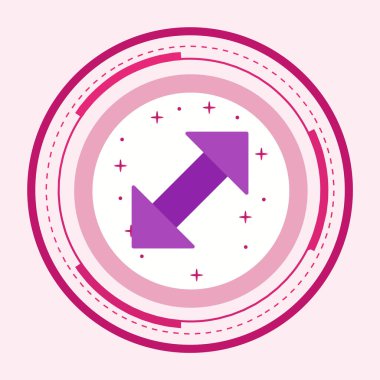 Moda Biçiminde Çifte Ok Simgesi İzole Arkaplan