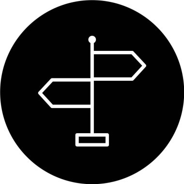 işaret posta simgesi vektör illüstrasyonu