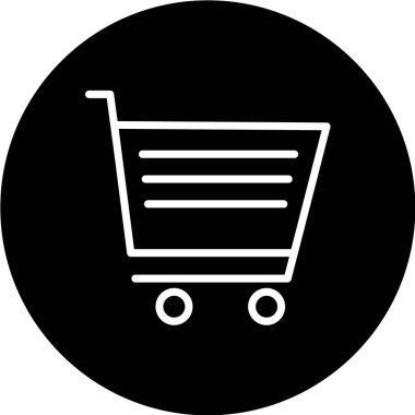 beyaz arkaplanda siyah simge izole edildi